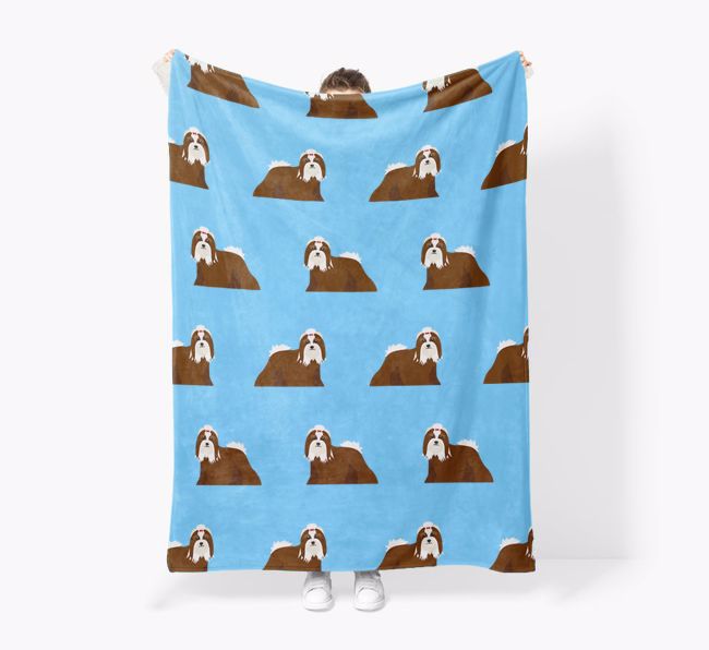 '{breedFullName} Icon Patter' - Personalised Snuggle Blanket
