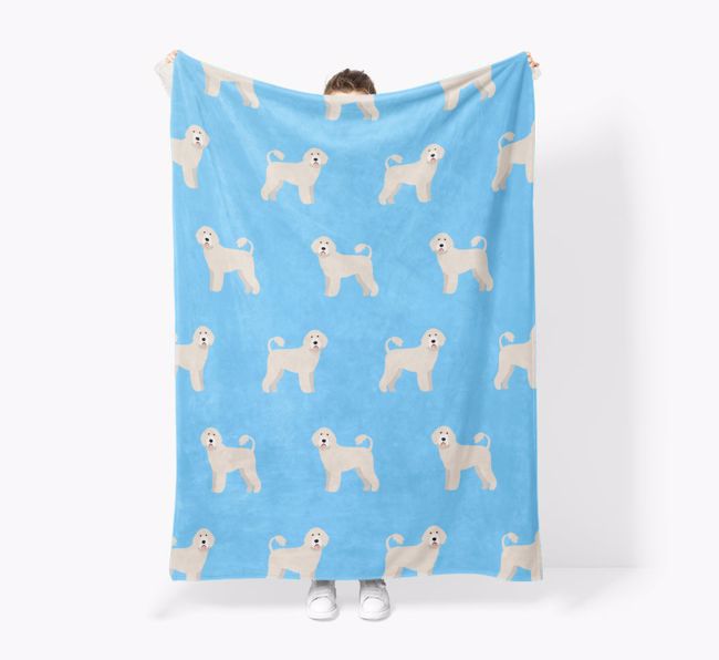 '{breedFullName} Icon Patter' - Personalised Snuggle Blanket