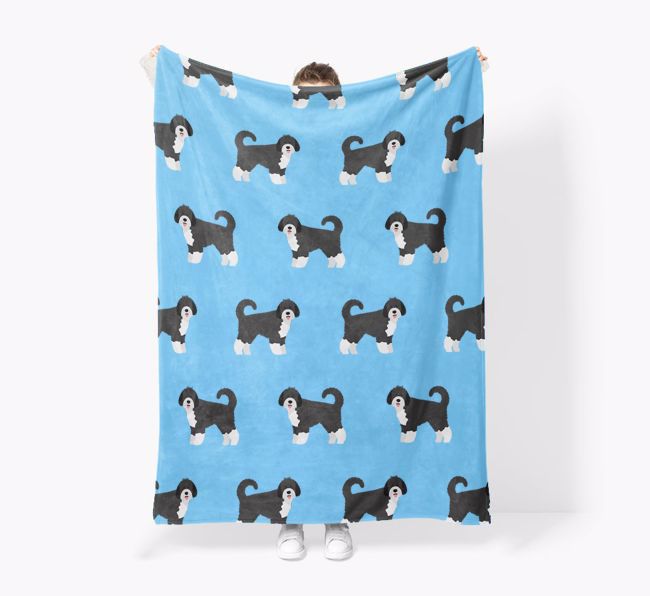 '{breedFullName} Icon Patter' - Personalised Snuggle Blanket
