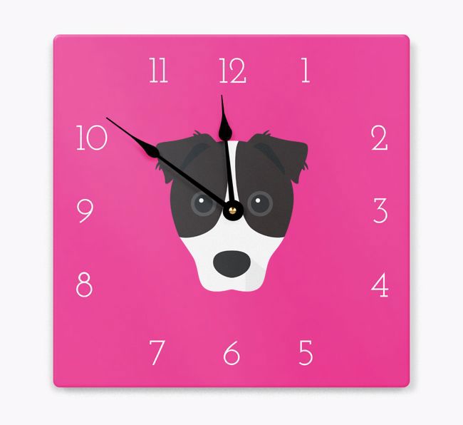 Yappicon Clock: Personalised {breedFullName} Wall Clock