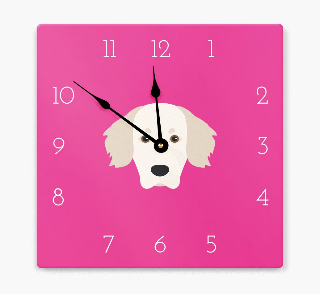 'Yappicon Clock' - Personalized Wall Clock with {breedFullName} Icon