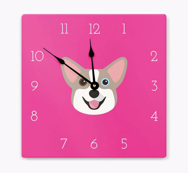 Yappicon Clock: Personalised {breedFullName} Wall Clock