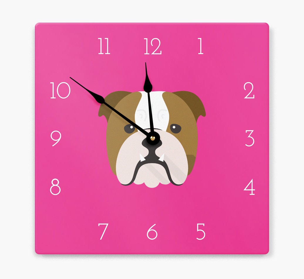 'Yappicon Clock' - Personalized Wall Clock with {breedFullName} Icon