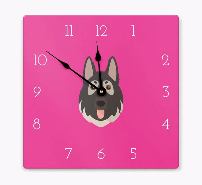 Yappicon Clock: Personalized Wall Clock with {breedFullName} Icon