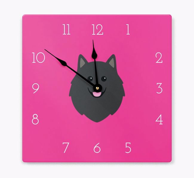 Yappicon Clock: Personalised {breedFullName} Wall Clock