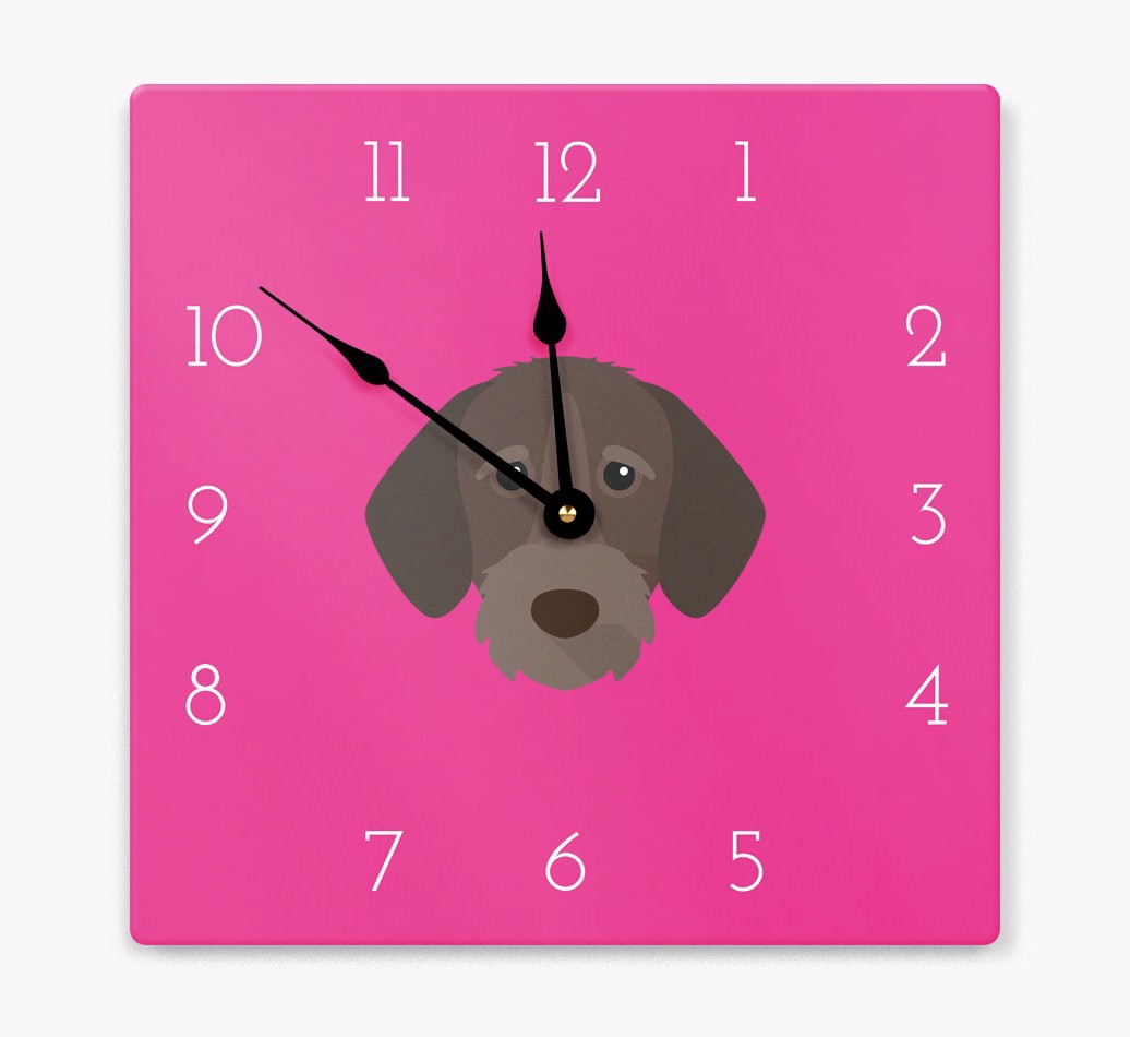 'Yappicon Clock' - Personalized Wall Clock with {breedFullName} Icon