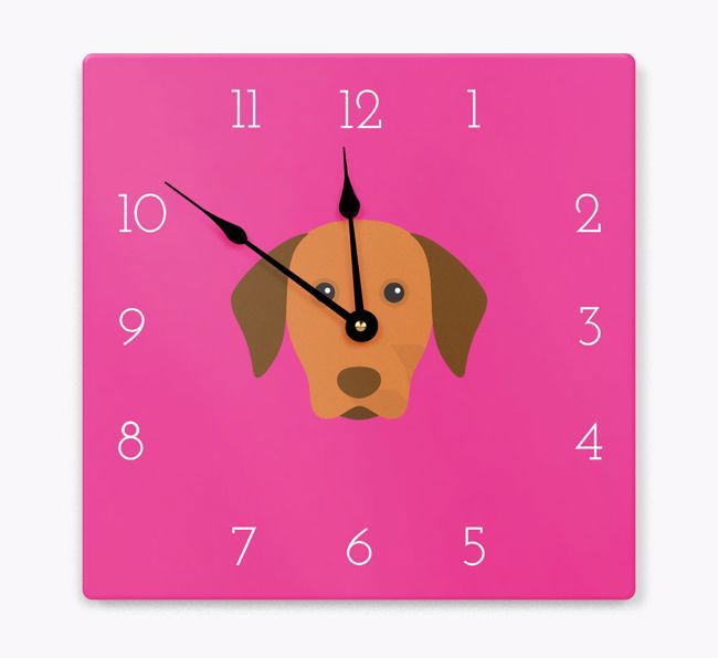 Yappicon Clock: Personalised {breedFullName} Wall Clock