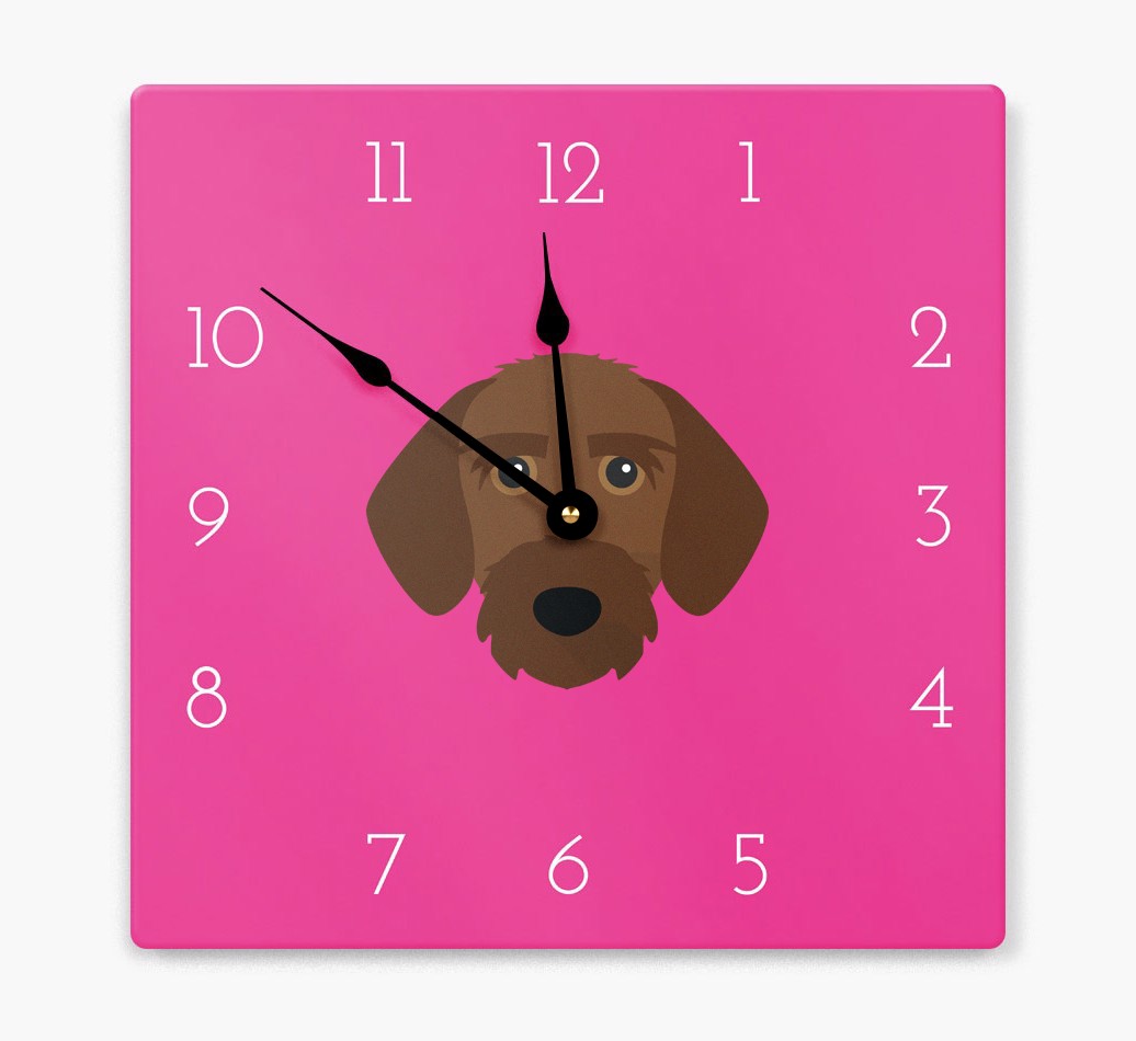 'Yappicon Clock' - Personalised Wall Clock with {breedFullName} Icon