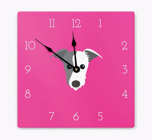 Yappicon Clock: Personalised {breedFullName} Wall Clock