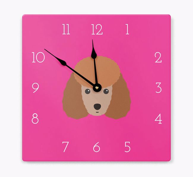 Yappicon Clock: Personalised {breedFullName} Wall Clock