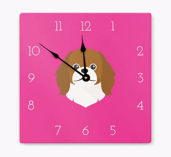 Yappicon Clock: Personalised {breedFullName} Wall Clock