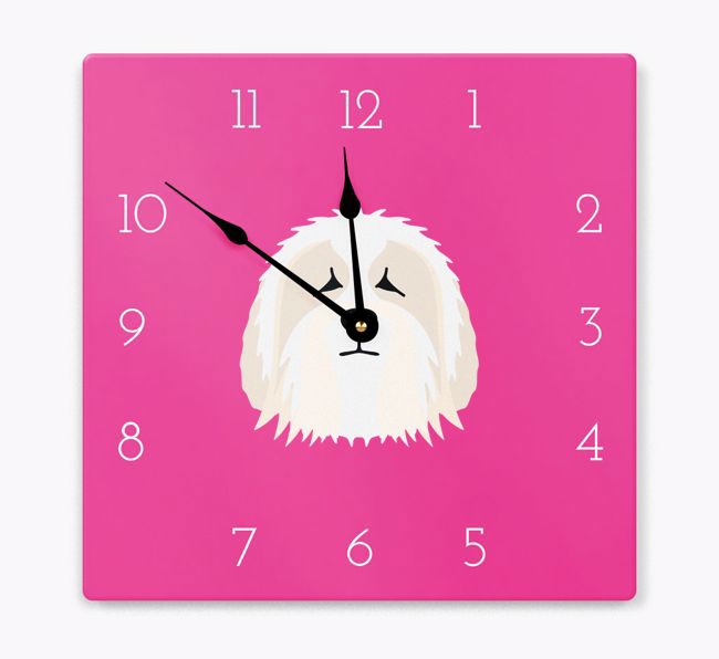 Yappicon Clock: Personalised {breedFullName} Wall Clock