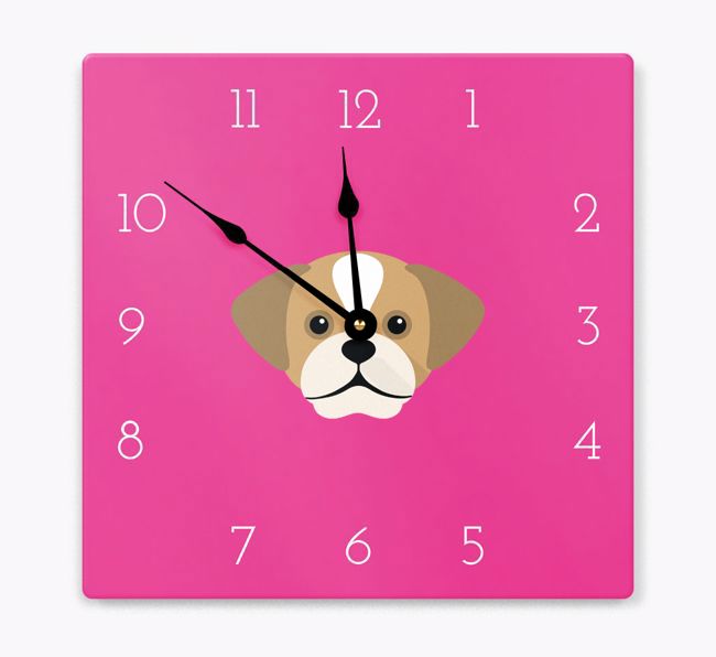 Yappicon Clock: Personalized Wall Clock with {breedFullName} Icon