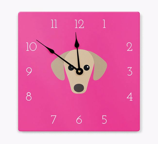 Yappicon Clock: Personalised {breedFullName} Wall Clock