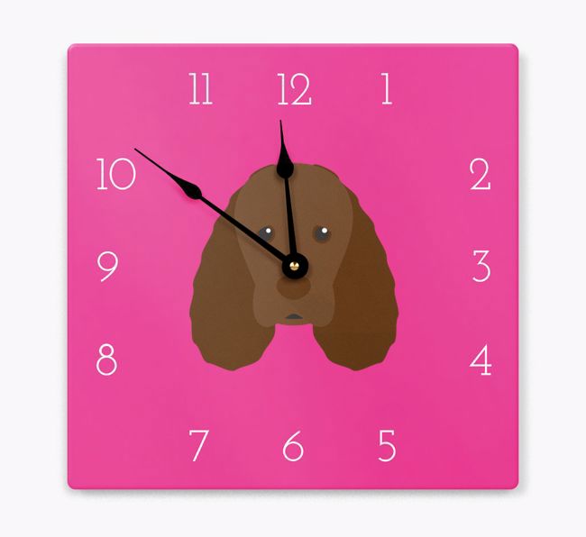 Yappicon Clock: Personalised {breedFullName} Wall Clock