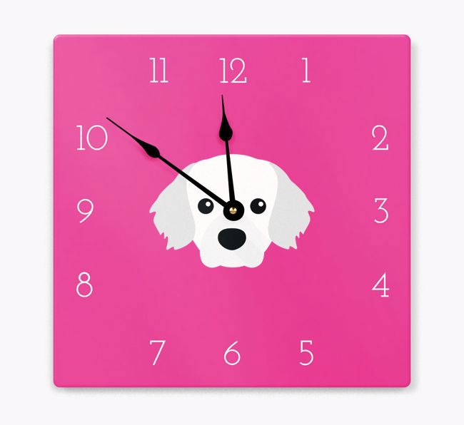 Yappicon Clock: Personalised {breedFullName} Wall Clock