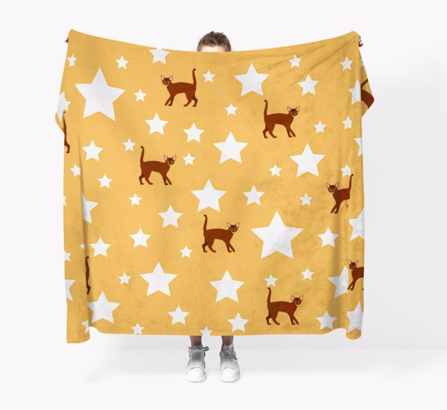 'Star Pattern' - Personalized {breedFullName} Throw Blanket