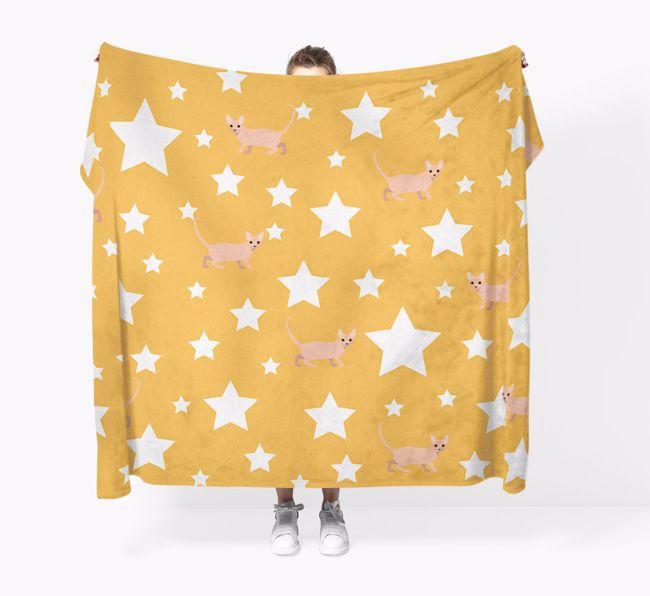 'Star Pattern' - Personalised {breedFullName} Throw Blanket