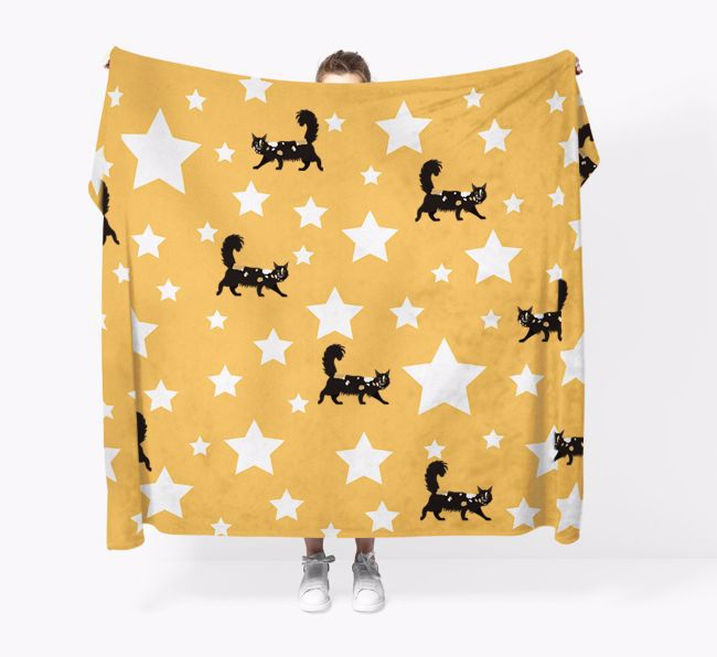 'Star Pattern' - Personalised {breedFullName} Throw Blanket
