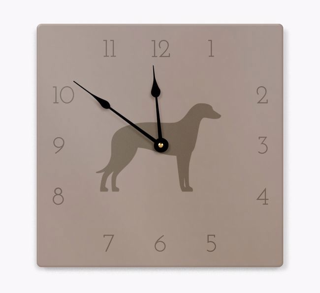 Dog Silhouette: Personalised {breedFullName} Wall Clock