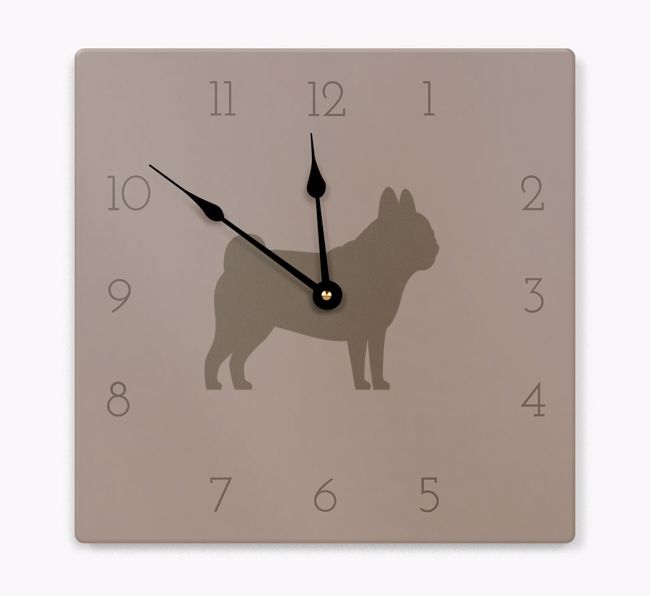 Dog Silhouette: Personalised {breedFullName} Wall Clock