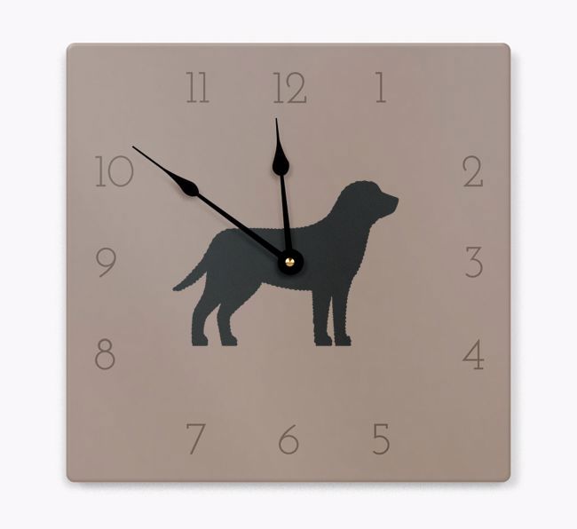 Dog Silhouette: Personalised {breedFullName} Wall Clock