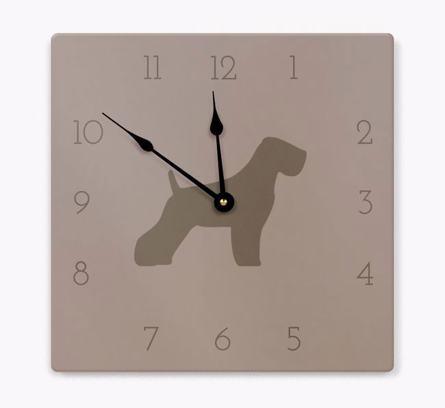 Neutral Silhouette: Personalized Wall Clock with {breedFullName} Icon