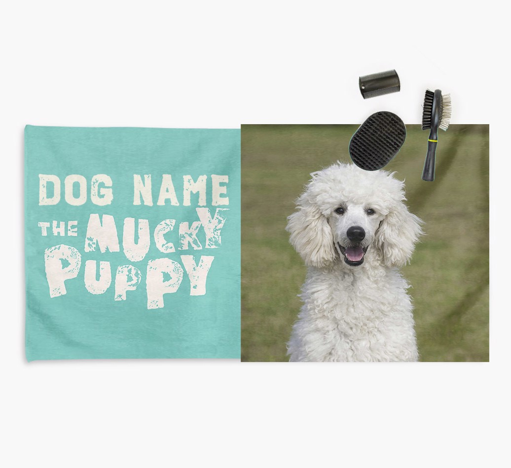 'Mucky Pup' - Personalized {breedFullName} Towel
