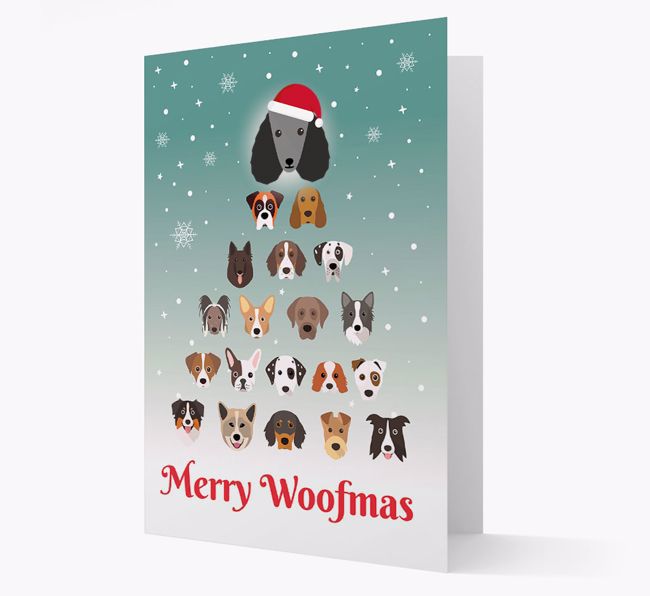 'Merry Woofmas' - Personalised {breedFullName} Christmas Card