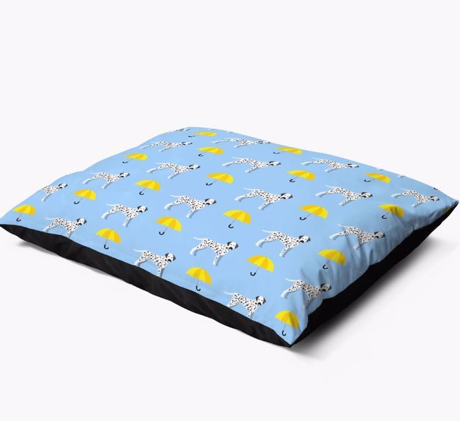 'Umbrella Pattern' - Personalised {breedFullName} Dog Bed