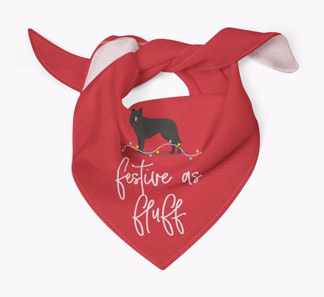 Festive as Fluff: Personalised {breedFullName} Bandana