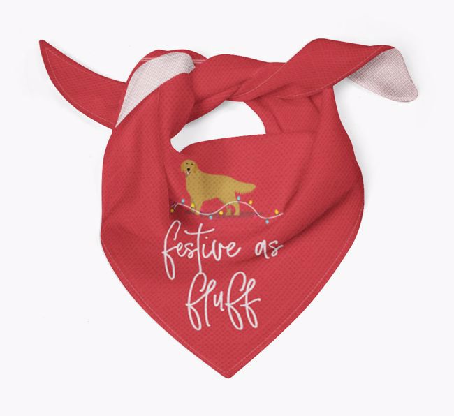 Festive as Fluff: Personalized {breedFullName} Bandana