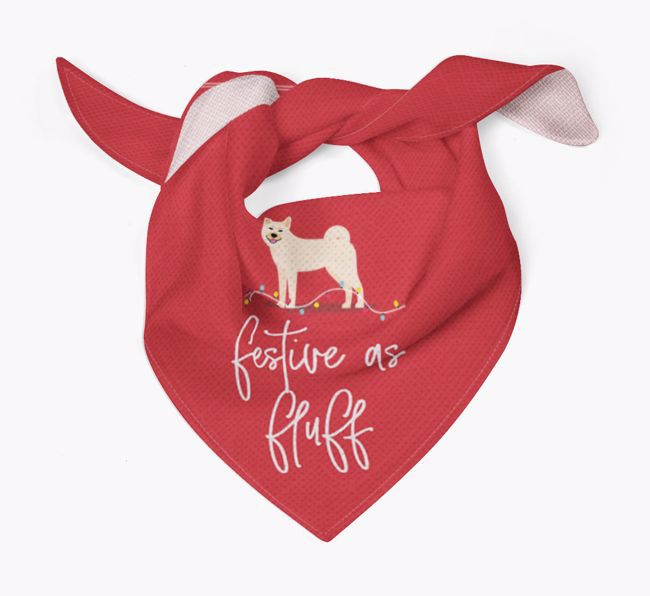 Festive as Fluff: Personalized {breedFullName} Bandana