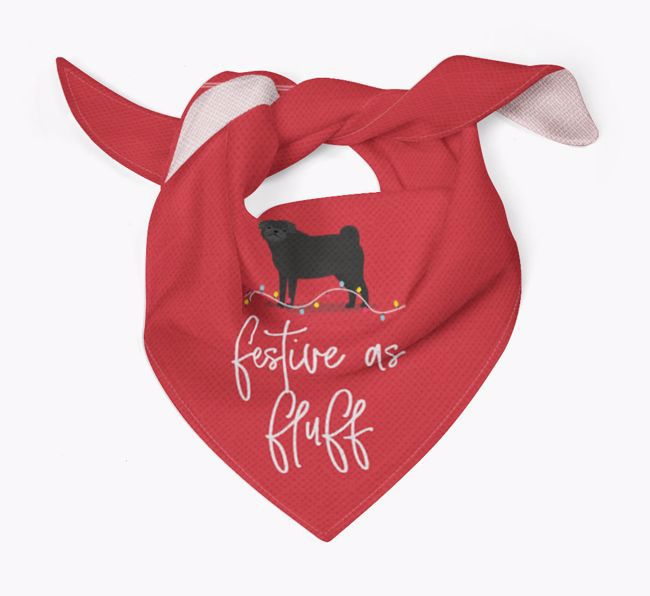 Festive as Fluff: Personalised {breedFullName} Bandana