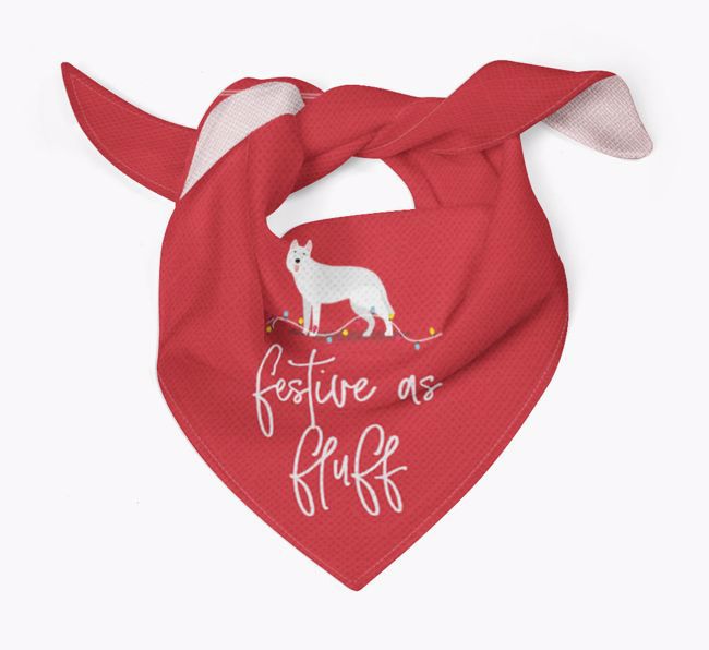 Festive as Fluff: Personalized {breedFullName} Bandana