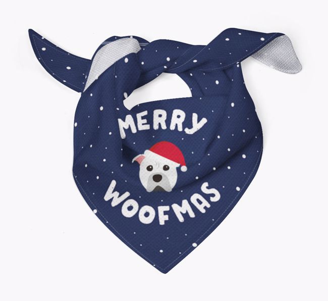 Merry Woofmas: Personalized {breedFullName} Bandana