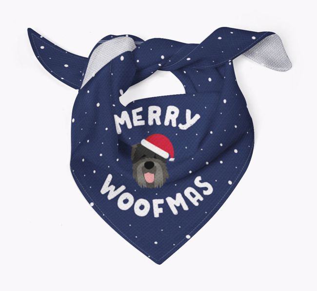 Merry Woofmas: Personalized {breedFullName} Bandana