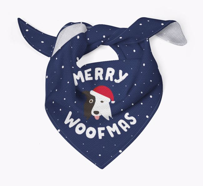 Merry Woofmas: Personalised {breedFullName} Bandana