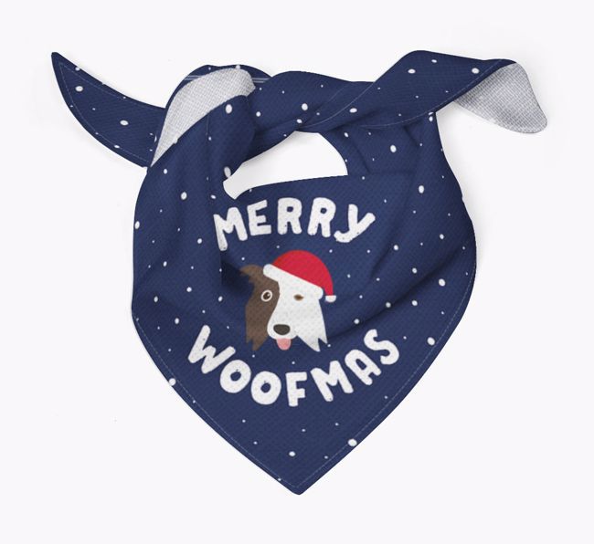 Merry Woofmas: Personalized {breedFullName} Bandana