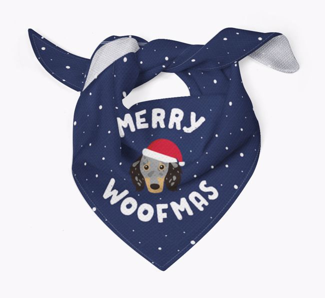 Merry Woofmas: Personalised {breedFullName} Bandana