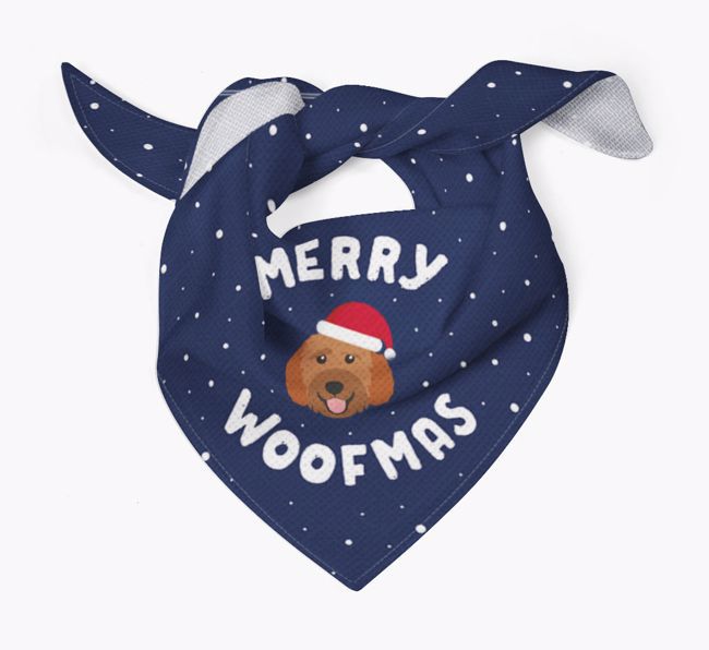 Merry Woofmas: Personalized {breedFullName} Bandana