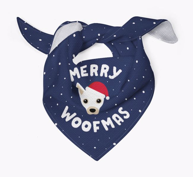 Merry Woofmas: Personalised {breedFullName} Bandana