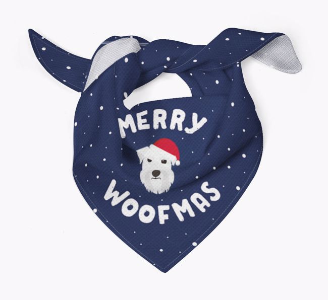 Merry Woofmas: Personalized {breedFullName} Bandana