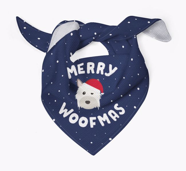 Merry Woofmas: Personalized {breedFullName} Bandana