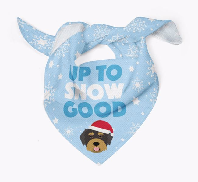 Up to Snow Good: Personalized {breedFullName} Bandana