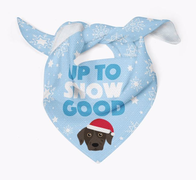 Up to Snow Good: Personalised {breedFullName} Bandana