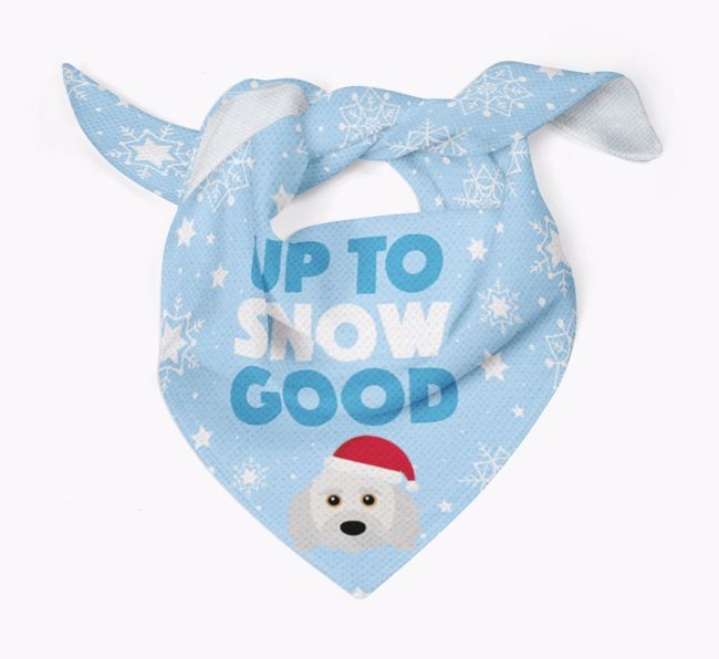 Up to Snow Good: Personalised {breedFullName} Bandana