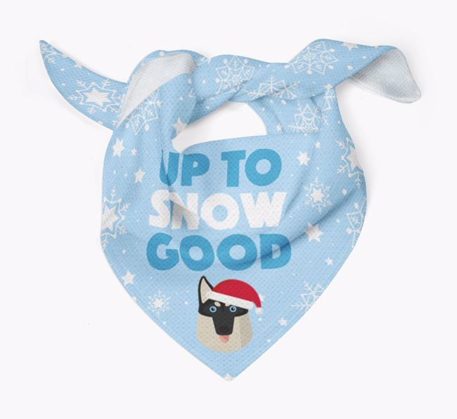 Up to Snow Good: Personalised {breedFullName} Bandana