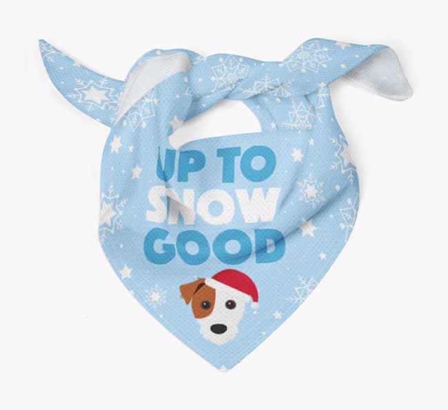 Up to Snow Good: Personalised {breedFullName} Bandana