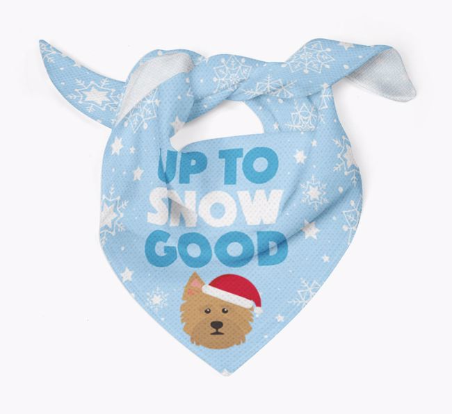 Up to Snow Good: Personalized {breedFullName} Bandana